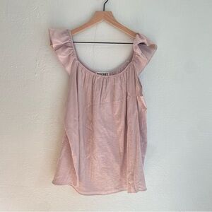 BUCKETLIST Light purple  Ruffle Sleeve Blouse